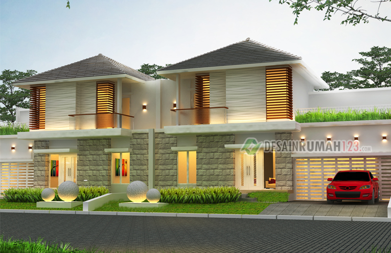 Desain Rumah Tropis di Bogor