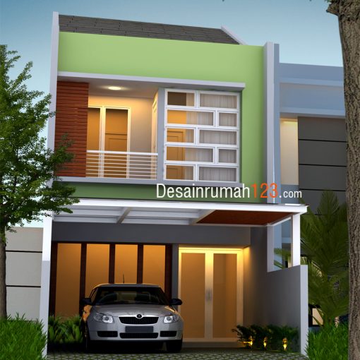 Desain Rumah 2 Lantai di Lahan 5 x 20 M2 | DR – 504