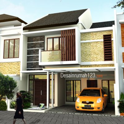 Desain Rumah 2 Lantai di Lahan 8 x 15 M2 | DR – 801