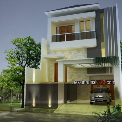 Desain Rumah 3 Lantai di Lahan 9 x 18 M2 | DR – 905