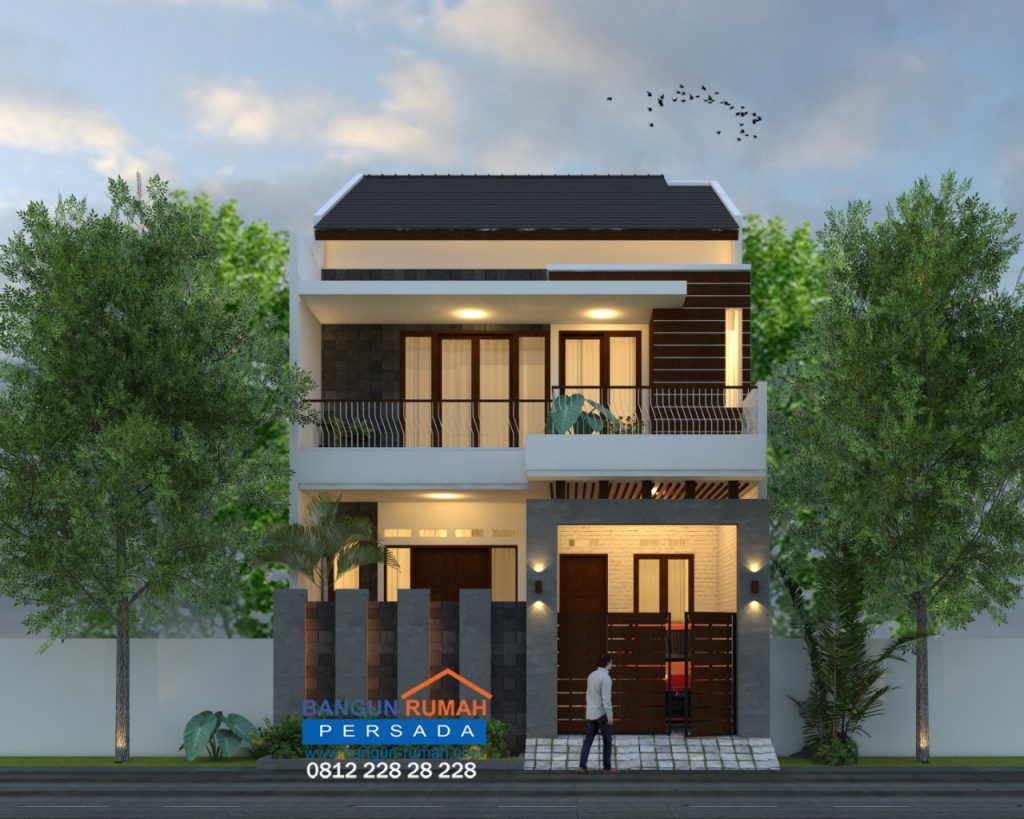 Desain Rumah 2 Lantai di Lahan 8 x 15 M2 | DR - 8021 - Desain Rumah Jakarta