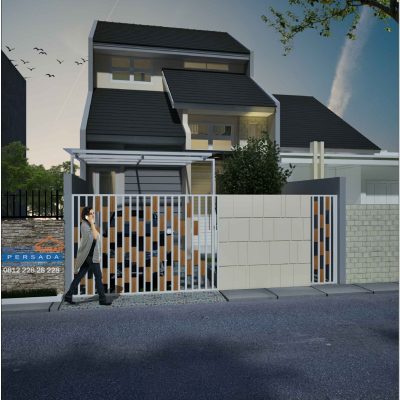 Desain Rumah 2 Lantai di Lahan 6 x 15 M2 | DR – 615