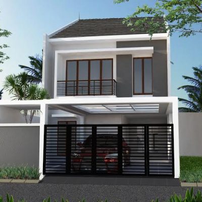 Desain Rumah 2 Lantai di Lahan 7 x 23 M2 | DR – 701