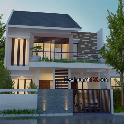 Desain Rumah 2 Lantai di Lahan 9 x 15 M2 | DR – 904
