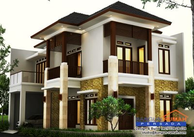 Desain Rumah 2 Lantai di Lahan 10 x 15 M2 | Desain Rumah Bapak Doni Hansyah