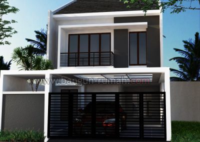 Desain Rumah Bapak Arif Sigita di Jl. Potlot Jakarta Selatan | Desain Rumah 7 x 20 M2