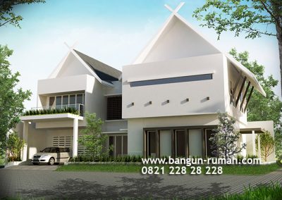 Desain Rumah 2 Lantai di Benhil Jakarta
