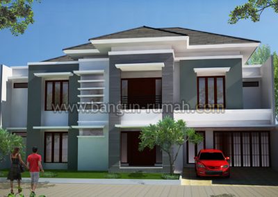 Desain Rumah 2 Lantai di Lahan 19 x 20 M2 | Desain Rumah Bapak Asep di Cirebon