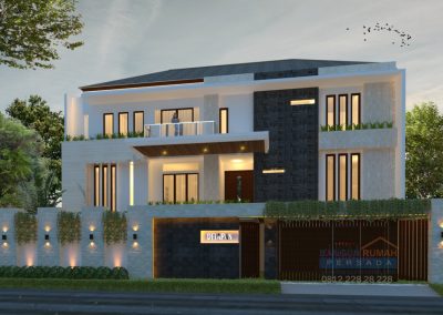 Desain Rumah Ibu Novi di Kemang Pratama Bekasi