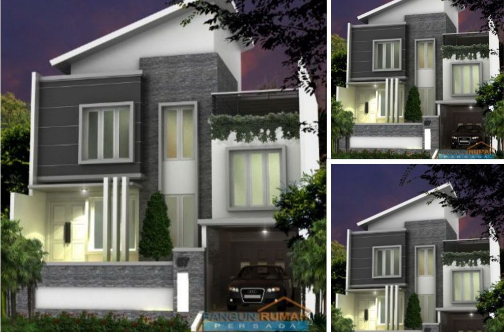 Desain Rumah Kontemporer 2 Lantai Di Lahan 10 x 10 M2