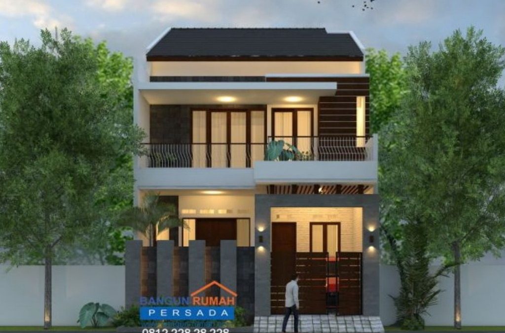 Desain Rumah Minimalis 2 Lantai Di Lahan 8 x 15 M2