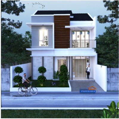 Desain Rumah 2 Lantai di Lahan 8 x 8 M2 | DR – 808