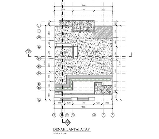 Desain Rumah 2 Lantai Dilahan 11 x 14 M2 Ada Roof Top | DR – 11014