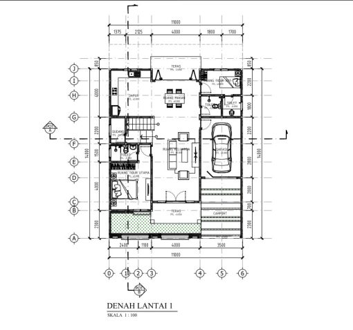 Desain Rumah 2 Lantai Dilahan 11 x 14 M2 Ada Roof Top | DR – 11014